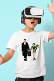Leon Baskılı Beyaz Unisex Beyaz Çocuk Tişört - Tshirt