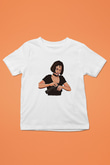 Leon Baskılı Beyaz Unisex Beyaz Çocuk Tişört - Tshirt