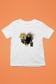 Leon Baskılı Beyaz Unisex Beyaz Çocuk Tişört - Tshirt
