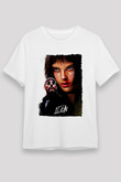Leon Unisex Baskılı Beyaz Tişört - Tshirt