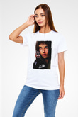 Leon Unisex Baskılı Beyaz Tişört - Tshirt
