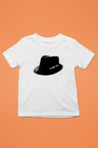 Leonard Cohen Baskılı Beyaz Unisex Beyaz Çocuk Tişört - Tshirt