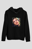 Leonardo DiCaprio Baskılı Unisex Siyah Hoodie