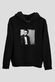 Leonardo DiCaprio Baskılı Unisex Siyah Hoodie