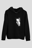 Leonardo DiCaprio Baskılı Unisex Siyah Hoodie