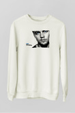 Leonardo DiCaprio Beyaz Unisex Sweatshirt