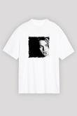 Leonardo DiCaprio Unisex Baskılı Beyaz Tişört