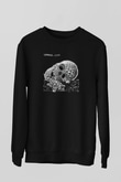 Leprous Baskılı Unisex Siyah Sweatshirt