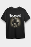 Leprous Baskılı Unisex Siyah Tişört - Tshirt