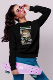 Lewis Capaldi Baskılı Unisex Siyah Sweatshirt