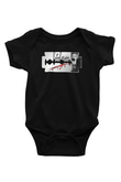 Lifelover Baskılı Unisex Siyah Bebek Body - Zıbın