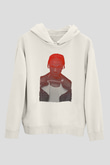Lil Baby Baskılı Beyaz Unisex Kapüşonlu Sweatshirt