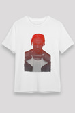 Lil Baby Baskılı Unisex Beyaz Tişört - Tshirt
