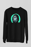 Lil Baby Baskılı Unisex Siyah Sweatshirt
