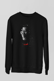 Lil Baby Baskılı Unisex Siyah Sweatshirt