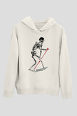 Lil Peep Baskılı Beyaz Unisex Kapüşonlu Sweatshirt
