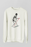 Lil Peep Baskılı Beyaz Unisex Sweatshirt