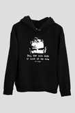 Lil Peep Baskılı Unisex Siyah Hoodie