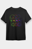 Lil Peep Baskılı Unisex Siyah Tişört - Tshirt