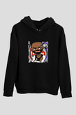 Lil' Romeo Baskılı Unisex Siyah Hoodie