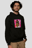 Lil Wayne Baskılı Unisex Siyah Hoodie