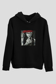 Lil Wayne Baskılı Unisex Siyah Hoodie