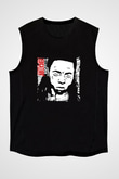 Lil Wayne Baskılı Unisex Siyah Kolsuz Tişört