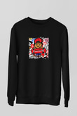 Lil Wayne Baskılı Unisex Siyah Sweatshirt