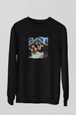 Lil Wayne Baskılı Unisex Siyah Sweatshirt