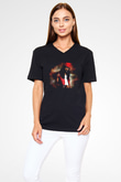 Lil Wayne Siyah Unisex V Yaka Tişört