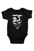 Linkin Park Baskılı Siyah Bebek Body - Zıbın