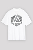 Linkin Park Beyaz Unisex Oversize Tişört T-Shirt