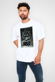Linkin Park Beyaz Unisex Oversize Tişört T-Shirt