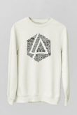 Linkin Park Beyaz Unisex Sweatshirt