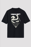 Linkin Park Siyah Unisex Oversize Tişört T-Shirt