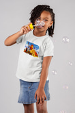 Lion King Baskılı Beyaz Unisex Çocuk Tişört