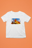 Lion King Baskılı Beyaz Unisex Çocuk Tişört