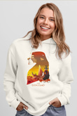 Lion King Beyaz Unisex Hoodie