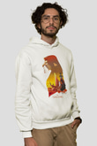 Lion King Beyaz Unisex Hoodie