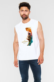 Lion King Beyaz Unisex Kolsuz Tişört