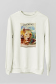 Lion King Beyaz Unisex Sweatshirt