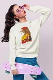 Lion King Beyaz Unisex Sweatshirt