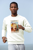 Lion King Beyaz Unisex Sweatshirt