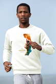 Lion King Beyaz Unisex Sweatshirt