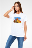 Lion King Beyaz Unisex Tişört T-Shirt