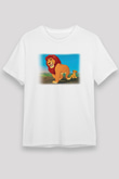 Lion King Beyaz Unisex Tişört T-Shirt