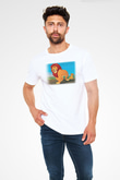 Lion King Beyaz Unisex Tişört T-Shirt