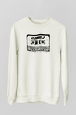 LL Cool J Baskılı Beyaz Unisex Sweatshirt