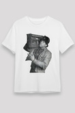 LL Cool J Baskılı Unisex Beyaz Tişört - Tshirt