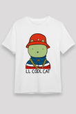 LL Cool J Baskılı Unisex Beyaz Tişört - Tshirt